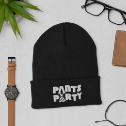 Pants Party Cuffed Beanie